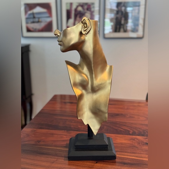 Necklace Earrings Jewelry Display Stand mannequin Head Bust Model Home Decor - Picture 3 of 9